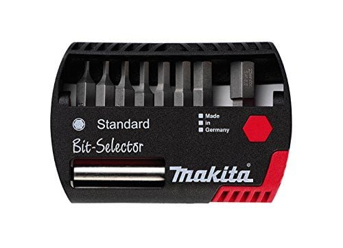Makita Bit-Selector Standard - Spissett for skrutrekker - 8 deler - hex - H2.5, H3, H4, H5, H6, H8, H1.5, H2 - for Makita DHP482RTJ