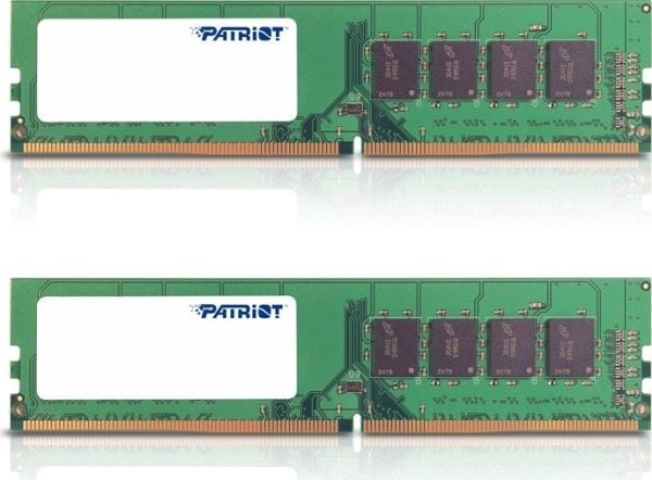 Patriot Signature Line - DDR4 - sett - 16 GB: 2 x 8 GB - DIMM 288-pin - 2666 MT/s / PC4-21300 - CL19 - 1.2 V - ikke-bufret - ikke-ECC