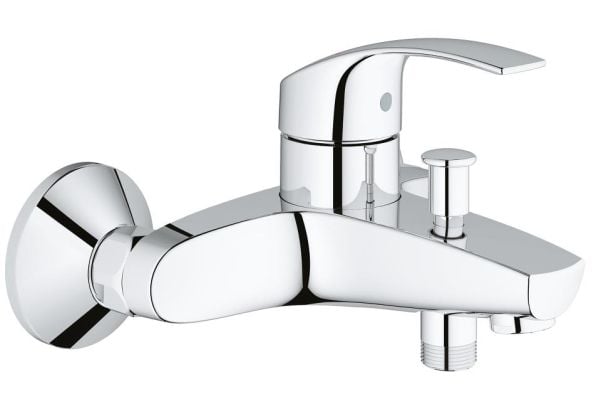 GROHE Eurosmart, Badekar og dusj, Kran-håndtak, 1/2", Kromfarget