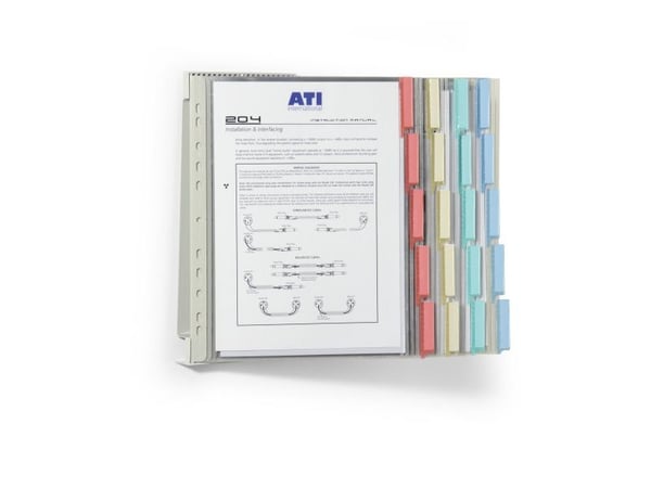 Durable 569200, 322 x 73 mm, PVC, Multifärg, 20 styck