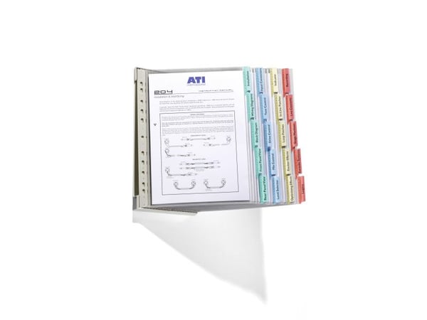 Durable 569200, 322 x 73 mm, PVC, Multifärg, 20 styck