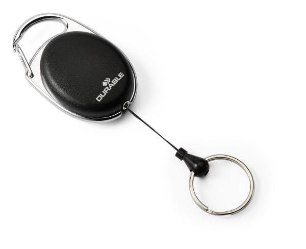 Durable 819801, Avainnippu, Musta, Metalli, 1 kpl