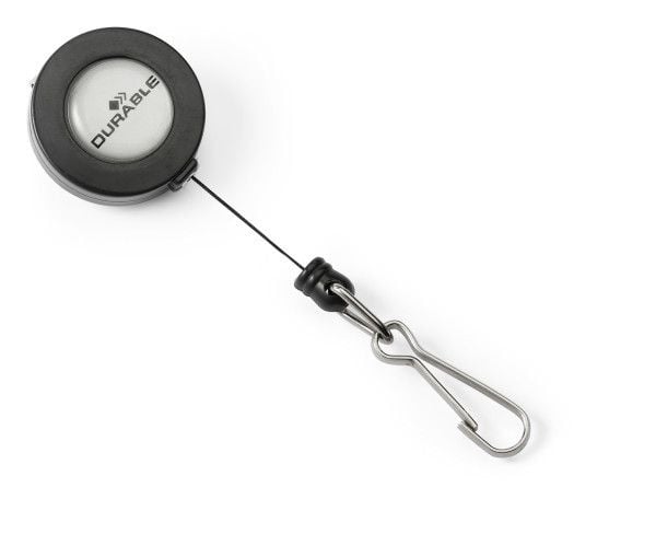 Durable 8221-58, Uttrekkbar merkesnelle, Sort, 10 stykker, 85 cm