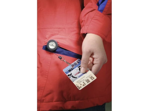 Durable 8221-58, Uttrekkbar merkesnelle, Sort, 10 stykker, 85 cm