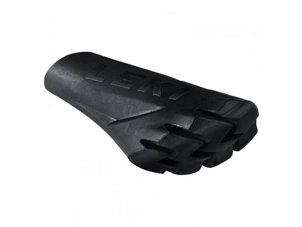 LEKI 882420103, Spaserstav, Tupp, Sort, Gummi, Leki, 1 stykker
