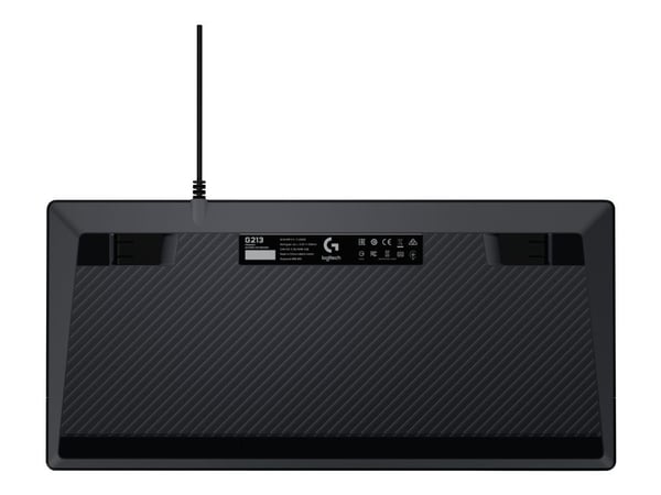 Logitech G 920-008090, Täysikokoinen (100 %), Langallinen, USB, QWERTY, RGB LED, Musta