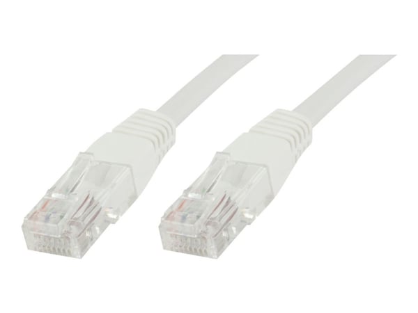 MicroConnect - Nettverkskabel - RJ-45 (hann) til RJ-45 (hann) - 1 m - UTP - CAT 5e - hvit