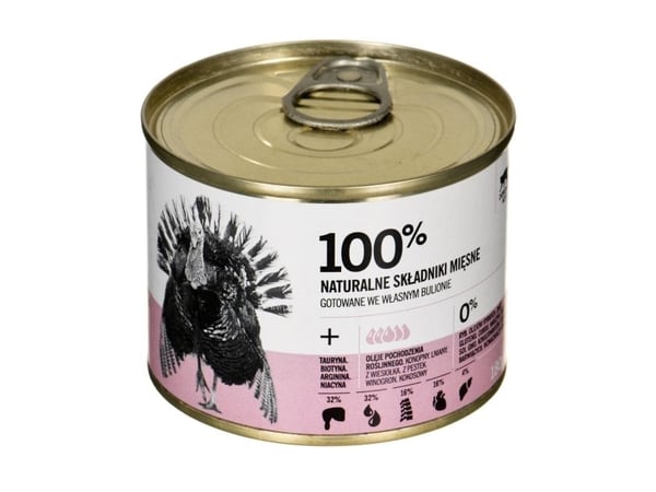 3coty Karma kalkun komplett våtfôr for katter 080T04TU (0,18 kg )