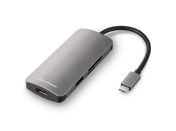 Sharkoon - Dockningsstation - USB-C - HDMI