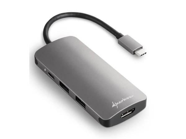 Sharkoon - Dockningsstation - USB-C - HDMI