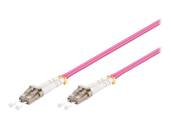 MicroConnect - Nettverkskabel - LC/UPC-multimodus (hann) til LC/UPC-multimodus (hann) - 5 m - 5 m - fiberoptisk - 50 / 125 mikroner - OM4 - halogen...