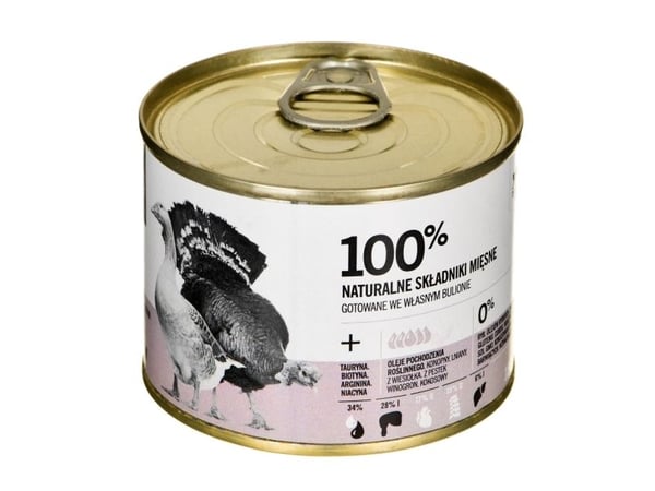 3coty Karma våtfôr til katt kalkun + gås 180T24TG (0,18 kg)