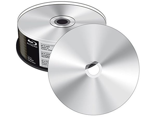 MediaRange - BD-R - 25 GB - termooverføringsskrivbar overflate - spindel