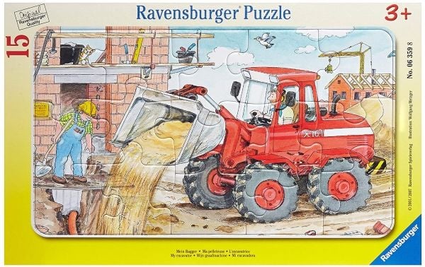 Ravensburger Dėlionė 15 vnt - Statybos
