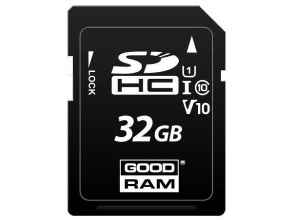 GOODRAM S1A0 - Flashminnekort - 32 GB - Video Class V10 / UHS-I U1 / Class10 - SDHC UHS-I