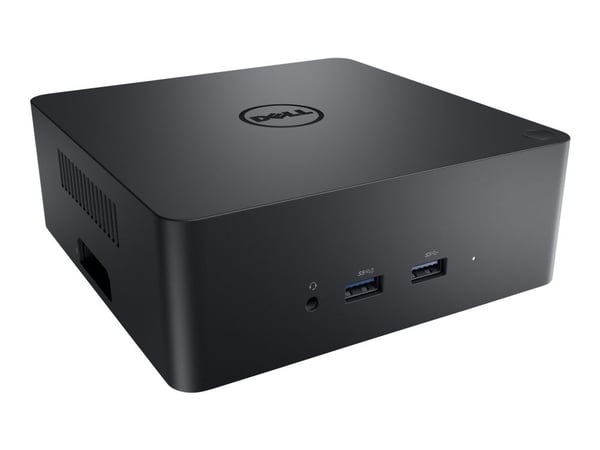 Dell Dual USB-C Thunderbolt Dock TB18DC - Dokkingstasjon - USB-C / Thunderbolt 3 - VGA, HDMI, DP, Mini DP, Thunderbolt - 1GbE - 210 watt - for Prec...