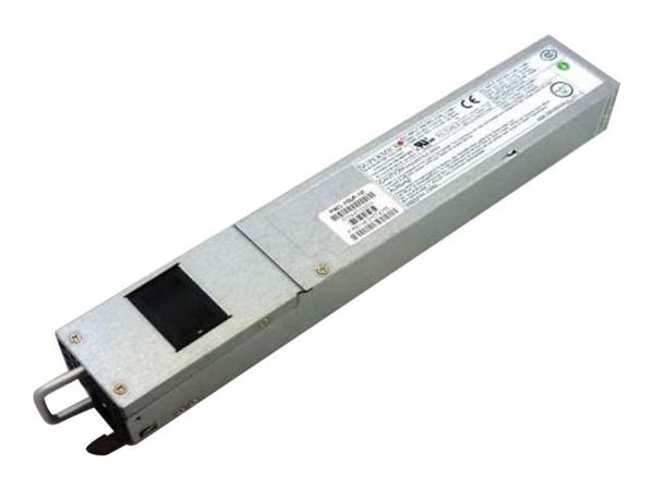 Supermicro PWS-706P-1R - Nätaggregat - redundant (insticksmodul) - 80 PLUS Platinum - AC 100-140/200-240 / DC 200-240 V - 750 Watt - PFC - 1U