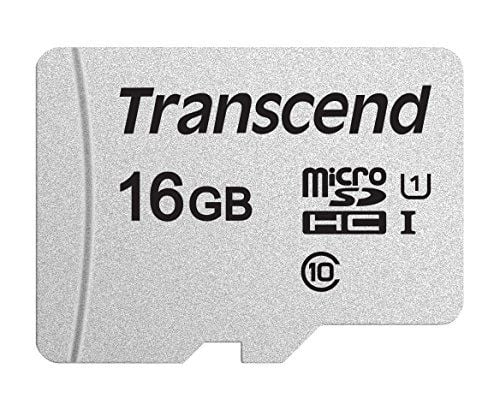 Transcend 300S - Flashminnekort - 16 GB - UHS-I U1 / Class10 - microSDHC