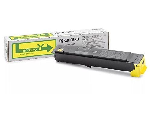 KYOCERA TK-5270Y, 6000 sivua, Keltainen, 1 kpl