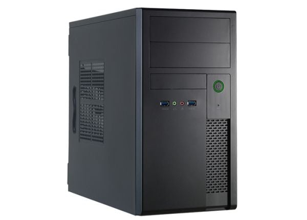 Chieftec XT-01B-350GPB, Mini Tower, PC, Musta, mikro ATX, SECC, 14 cm