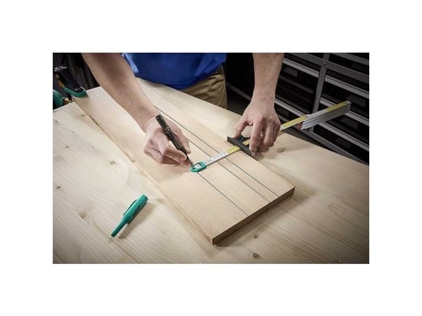 wolfcraft GmbH 5221000, Plast, Imperisk, Metrisk, Sort, Grønn, CE