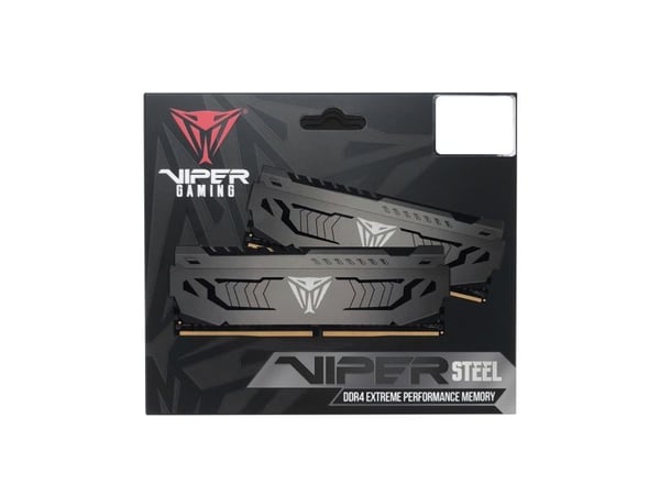Patriot Extreme Performance Viper Steel - DDR4 - modul - 16 GB - DIMM 288-pin - 3200 MT/s / PC4-25600 - CL16 - 1.35 V - ikke-bufret - ikke-ECC - rø...