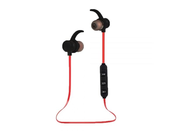 Esperanza EH186K - Ørepropper med mikrofon - i øret - Bluetooth - trådløs - svart