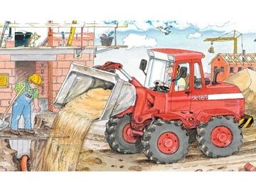 Ravensburger Dėlionė 15 vnt - Statybos