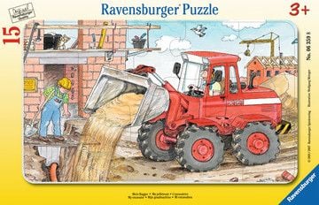 Ravensburger Dėlionė 15 vnt - Statybos