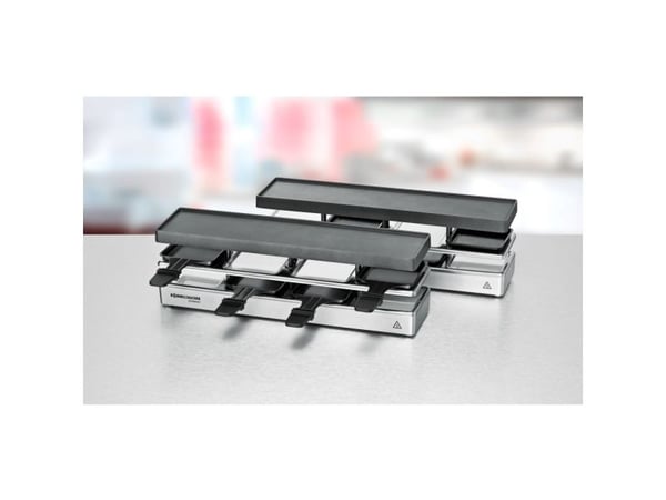 Rommelsbacher RC 1600, 8 person(er), Aluminium, 2 zone(s), Svart, Sølv, Rektangulær, Status