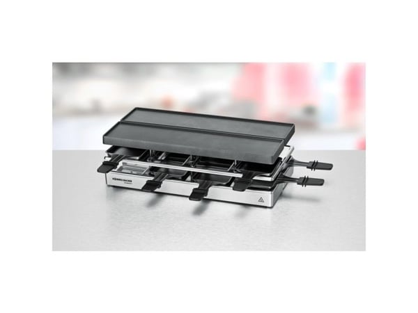 Rommelsbacher RC 1600, 8 person(er), Aluminium, 2 zone(s), Svart, Sølv, Rektangulær, Status