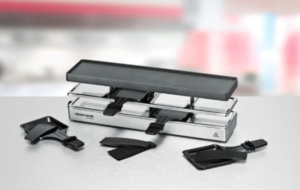 Rommelsbacher RC 800, 4 person(er), Aluminium, 1 zone(s), Svart, Sølv, Rektangulær, Status