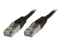 Microconnect SSTP610S, 10 m, Cat6, S/FTP (S-STP), RJ-45, RJ-45, Musta