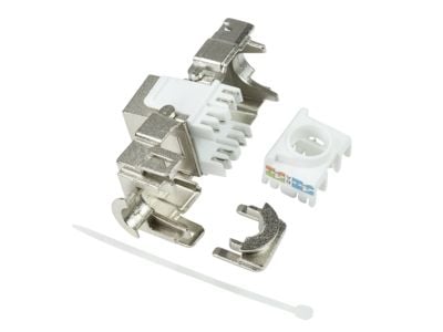 LogiLink NK4016, RJ-45, ruosteinen runko, Cat6a, S/UTP (STP), 22/26, 17,2 mm