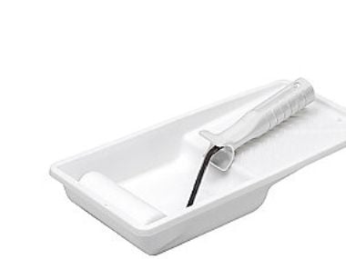 Anza minirullesæt glat 10cm - Elite (Filt) t/glatte flader, m/malebakke, minirulle & skaft