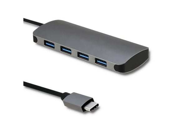 Qoltec - Hub - 4 x SuperSpeed USB 3.0 - stasjonær