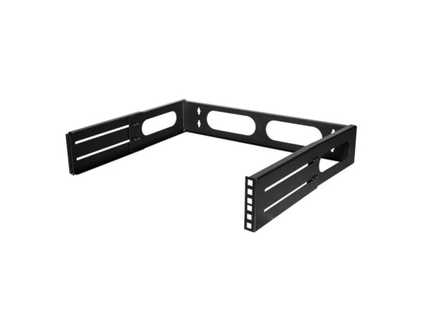 LogiLink W02B40B, Monteringsbrakett, Sort, 12 kg, 2U, 48,3 cm (19"), 494 mm