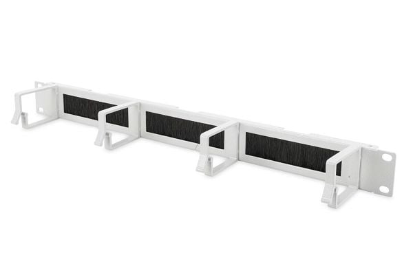 Digitus DN-97662, Kaapelin hallintapaneeli, Terästä, Harmaa, 1 kpl