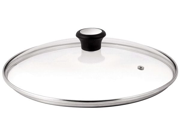 Tefal 28097912, Pyöreä, Musta, Terästä, Läpinäkyvä, Lasi, Terästä, Bakeliitti, Musta, Kiina