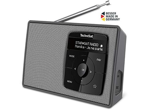 TechniSat DigitRadio 2, Bærbar, Digitalt, DAB, DAB+, VHF, 87,5 - 108 MHz, 174 - 240 MHz, 1 W