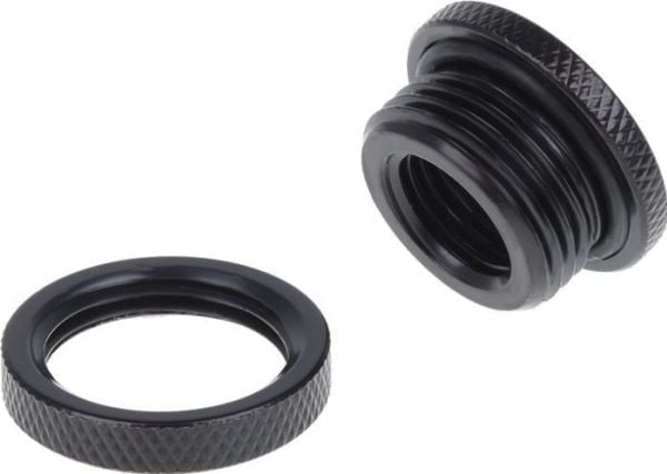 Alphacool 17424, Messing, Kromfarget, Sort, 25 mm, 25 mm, 12 mm, 100 g