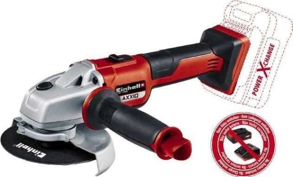 Einhell AXXIO, 8500 RPM, 12,5 cm, Batteri, 2,6 Ah, 1,16 kg - SOLO