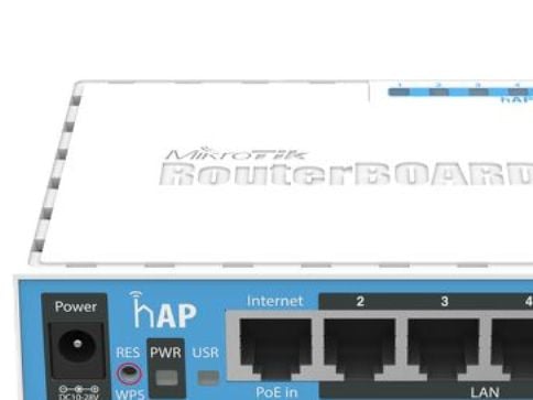 MikroTik RouterBOARD hAP - Trådlös router 4-ports-switch 2,4 GHz