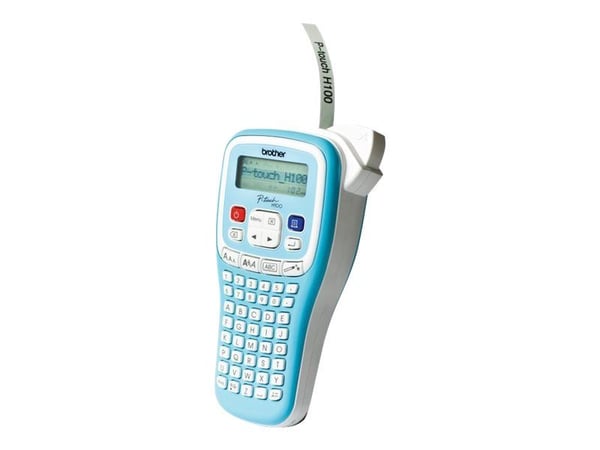 Brother P-Touch PT-H100LB - Etikettmaker - S/H - termotransfer - Rull (1,2 cm) - 180 dpi - inntil 20 mm/sek - kutter - 2-linjers utskrift