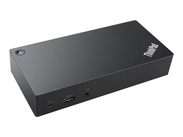 Lenovo ThinkPad USB-C Dock - Dokkingstasjon - USB-C - VGA - 1GbE - 90 watt - Europa