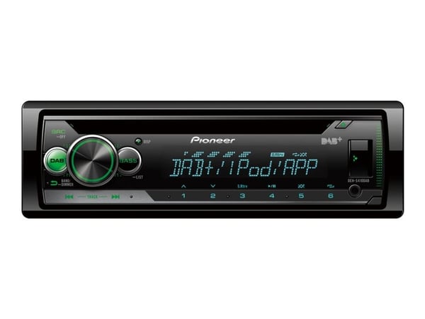 Pioneer DEH-S410DAB - Bil - CD-modtager - korvakäytävään asennettava - Single-DIN - 50 watt x 4
