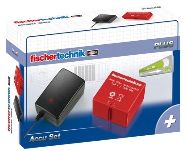 Fischertechnik PLUS Accu Set - Batterilader + AC-strømadapter + batteri - NiMH - 1500 mAh