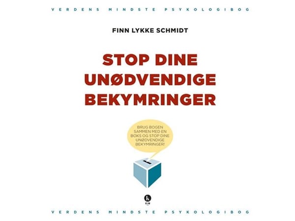 Stopp unødvendige bekymringer | Schmidt, Finn Lykke | Språk: Dansk