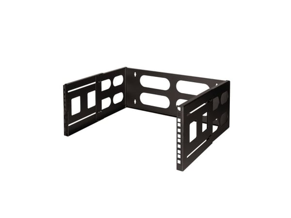 LogiLink W04B40B, Monteringsbrakett, Sort, 12 kg, 4U, 48,3 cm (19"), 494 mm