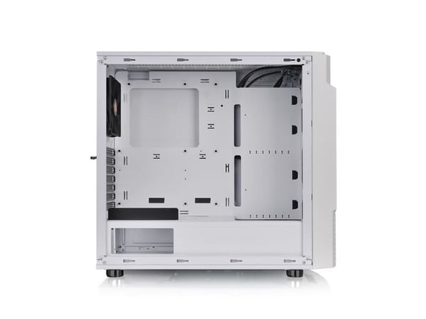 Thermaltake Commander C31 TG Snow - ARGB Edition - tower - ATX - sidepanel med vindu (herdet glass) - ingen strømforsyning (PS/2) - hvit - USB/lyd